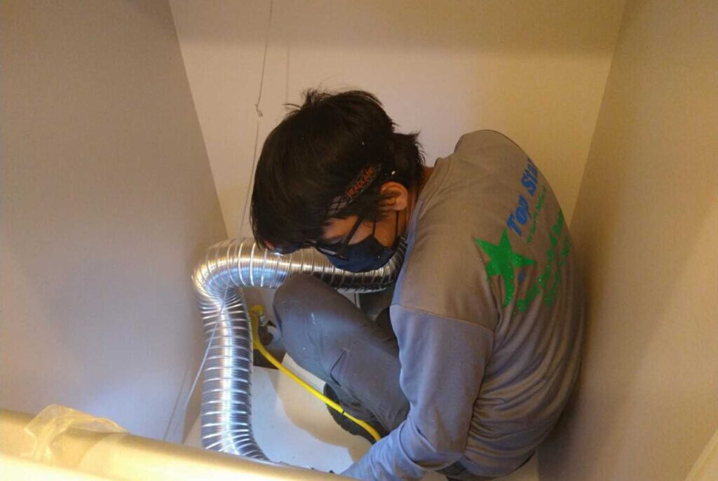 Dryer vent cleaning