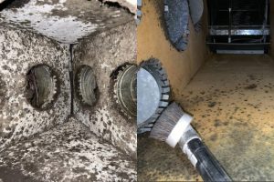 pictures of mold in hvac ducts taken by Top Star Air Pros