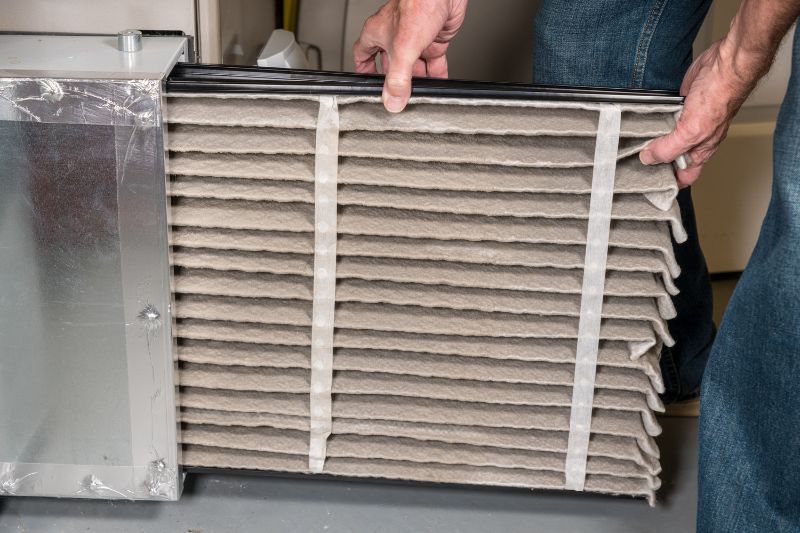 dirty air duct filter