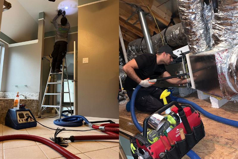 air duct cleaning by Top Star Air Pros