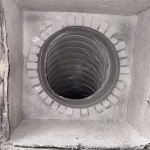Completed air duct cleaning and mold removal project in Baytown Texas