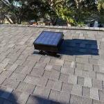 New solar attic fan installed by Top Star Air Pros