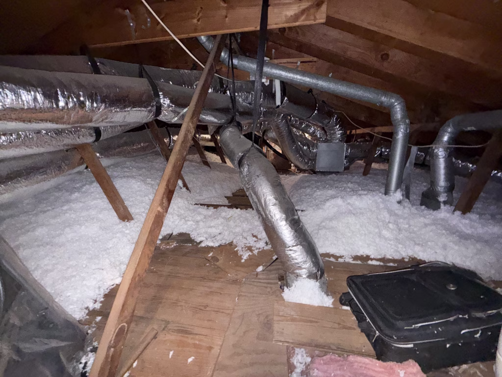 New attic insulation installed in Pasadena TX home